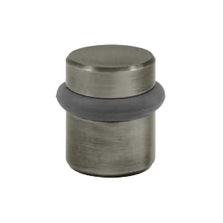 Patioplus 1.5 in. Round Universal Floor Bumper, Antique Nickel - Solid PA569675